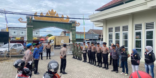 Polresta Bandar Lampung Siagakan Ratusan Personel Amankan Rekapitulasi Suara Pilkada Tingkat PPK