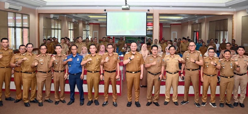 Bahas Kesiapan Pilkada 2024, Pemkab Lampung Selatan Gelar Rakor Pejabat