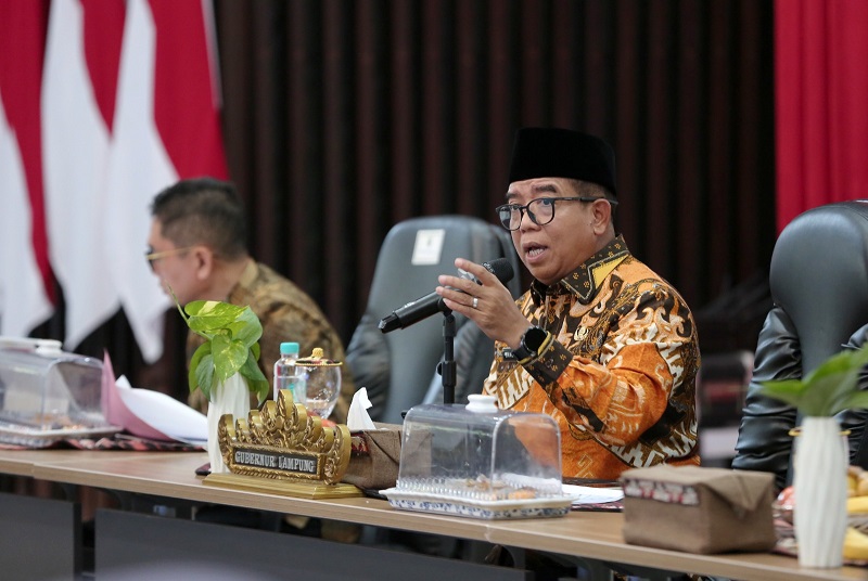 Pj Gubernur Lampung Ajak Kepala OPD Dukung Program Makan Siang dan Susu Gratis