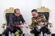 Pj Gubernur dan Kepala BI Perwakilan Lampung Bahas Pertemuan Tahunan BI yang akan Dibuka Presiden Prabowo