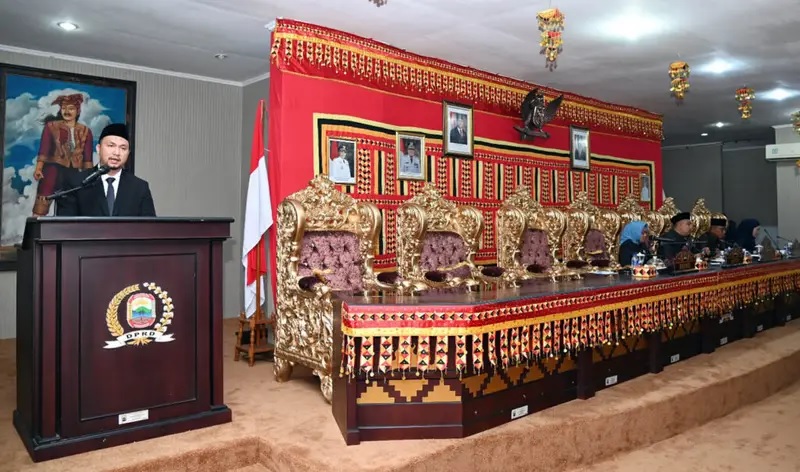 Plt Bupati Lampung Selatan Sampaikan Rancangan APBD 2025, Diproyeksi Sebesar Rp2,3 Triliun