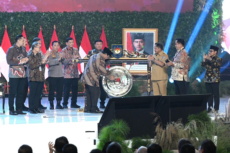 Dibuka Presiden Prabowo, Pj Gubernur Lampung Hadiri Rakornas Pemerintah Pusat dan Daerah
