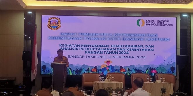 Pemkot Bandar Lampung Susun Peta Ketahanan Pangan