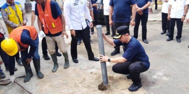 Pemkot Bandar Lampung Bersama BBWS Mesuji Sekampung Resmikan Pembuatan Seribu Lubang Biopori