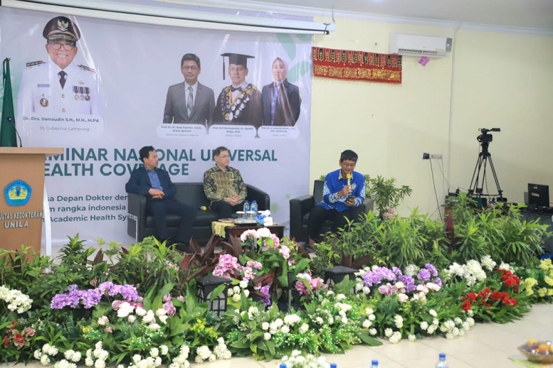 Unila Bersama IKA Unpad Komda Lampung dan RSUAM Helat Seminar Masa Depan Dokter