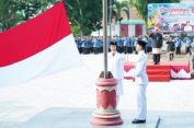 Upacara Bendera Awali Peringatan HUT Ke-68 Kabupaten Lampung Selatan