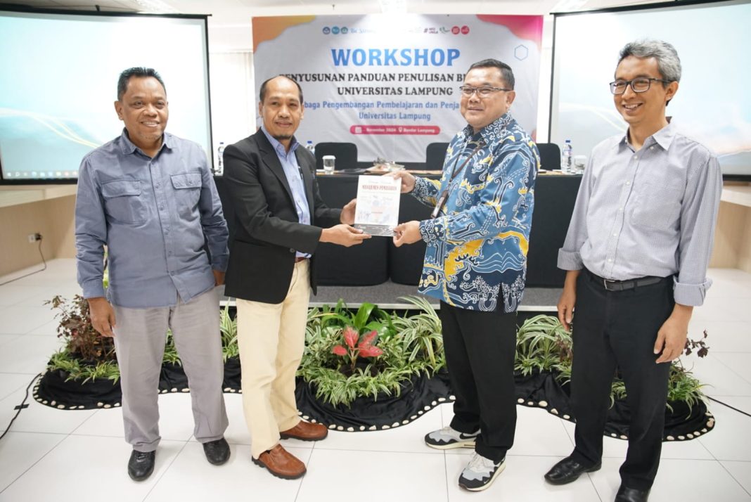 LP3M Unila Gelar Workshop Penyusunan Buku Ajar Berkualitas