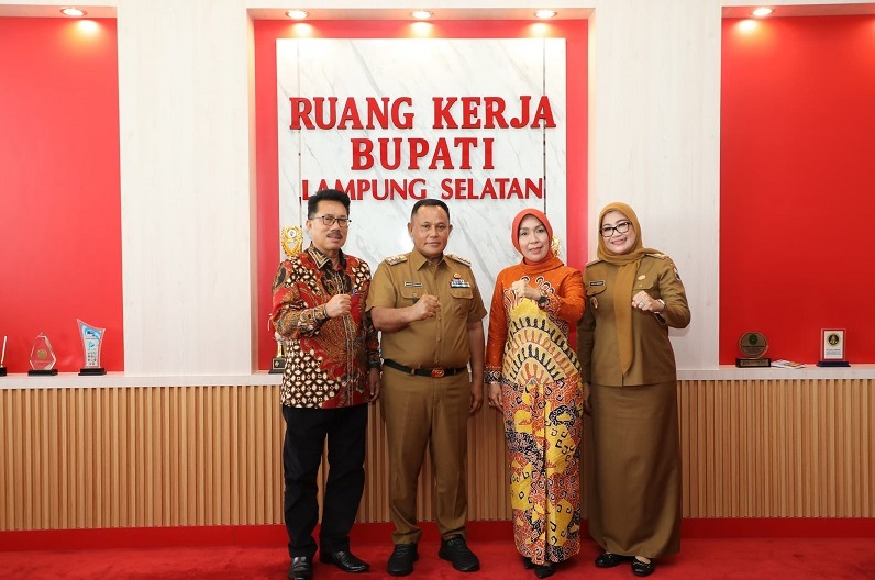 Thamrin Purna Tugas, Intji Indriati Jabat Plh Sekda Lampung Selatan