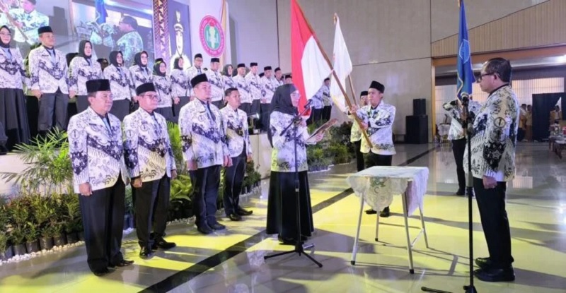 Eka Afriana Dikukuhkan Sebagai Ketua PGRI Kota Bandar Lampung
