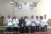 Pj. Bupati Tanggamus Hadiri Evaluasi Penyelenggaraan Statistik Sektoral
