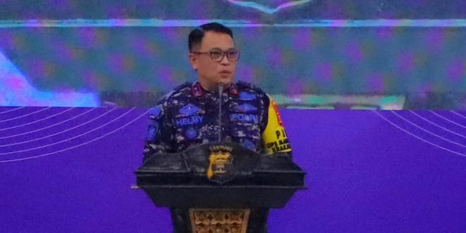 Bacakan Amanat Kapolri, Kapolda Lampung Pimpin Syukuran HUT ke-74 Polairud