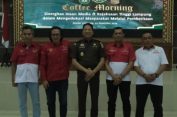Kejati Lampung Coffee Morning Bersama Insan Media, Bersinergi Bersama Mendukung Kinerja Kejaksaan