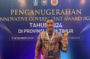Dendi Ramadhona Mendapat Predikat Kabupaten Sangat Inovatif pada Innovative Government Award 2024