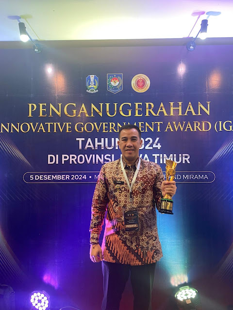 Dendi Ramadhona Mendapat Predikat Kabupaten Sangat Inovatif pada Innovative Government Award 2024