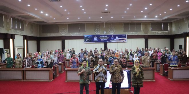 Pj Sekda Provinsi Lampung Buka Workshop Penguatan Sistem Akuntabilitas Kinerja Pemerintah (SAKP)