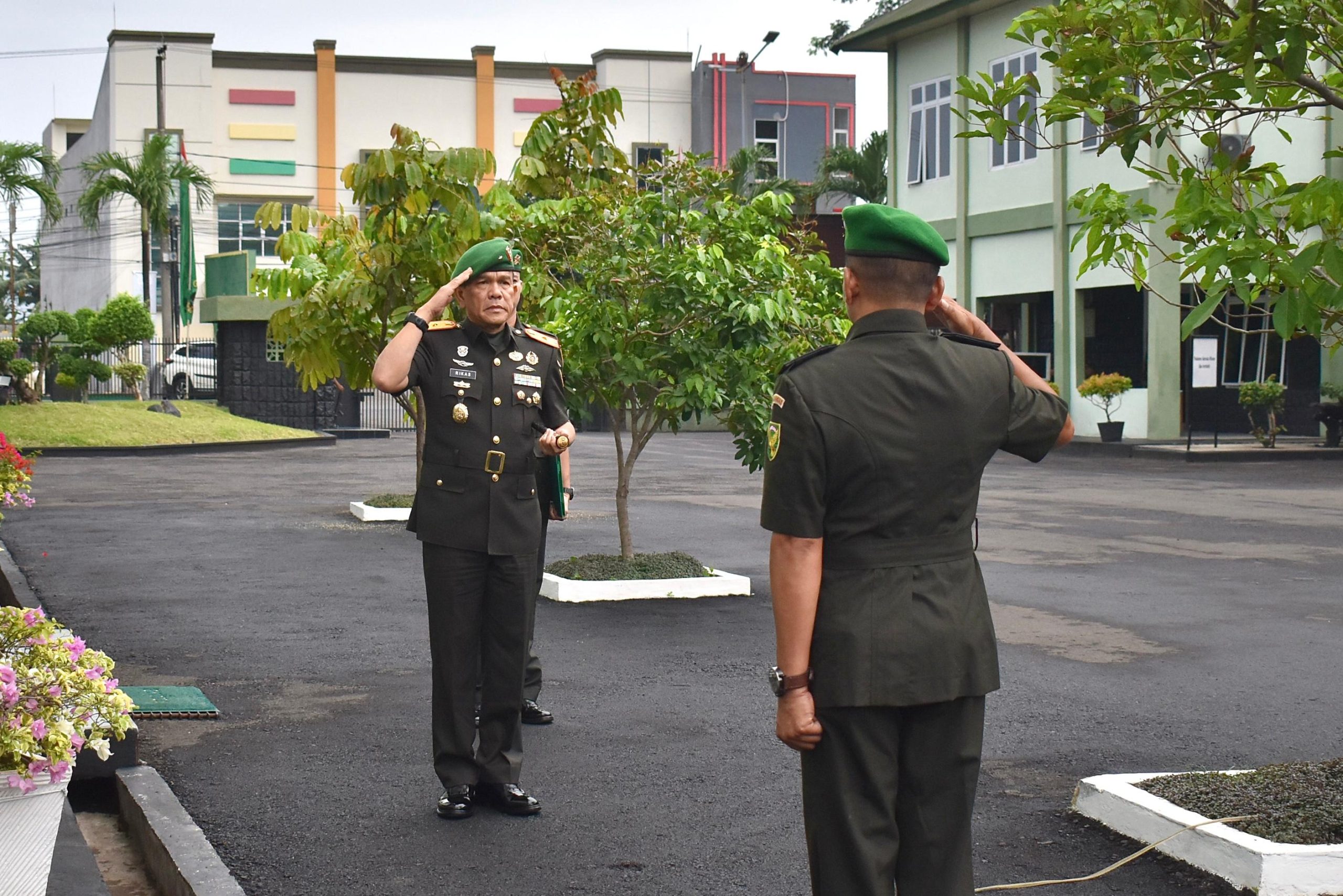Korem 043/Gatam Gelar Upacara Hari Juang TNI AD Tahun 2024