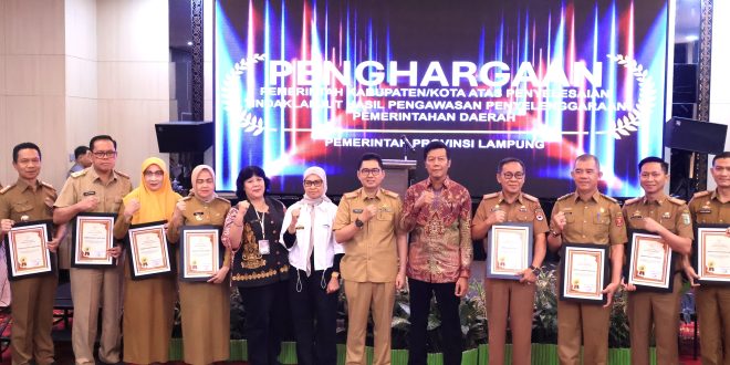 Pj. Sekretaris Daerah Provinsi Lampung Membuka Gelar Pengawasan Daerah Provinsi Lampung Tahun 2024