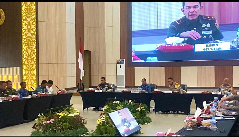 Hadiri Rakor Lintas Sektoral Operasi Lilin Krakatau Tahun 2024, Danrem : Korem 043/Gatam Dan Jajaran Siap Bantu Amankan Nataru 2025