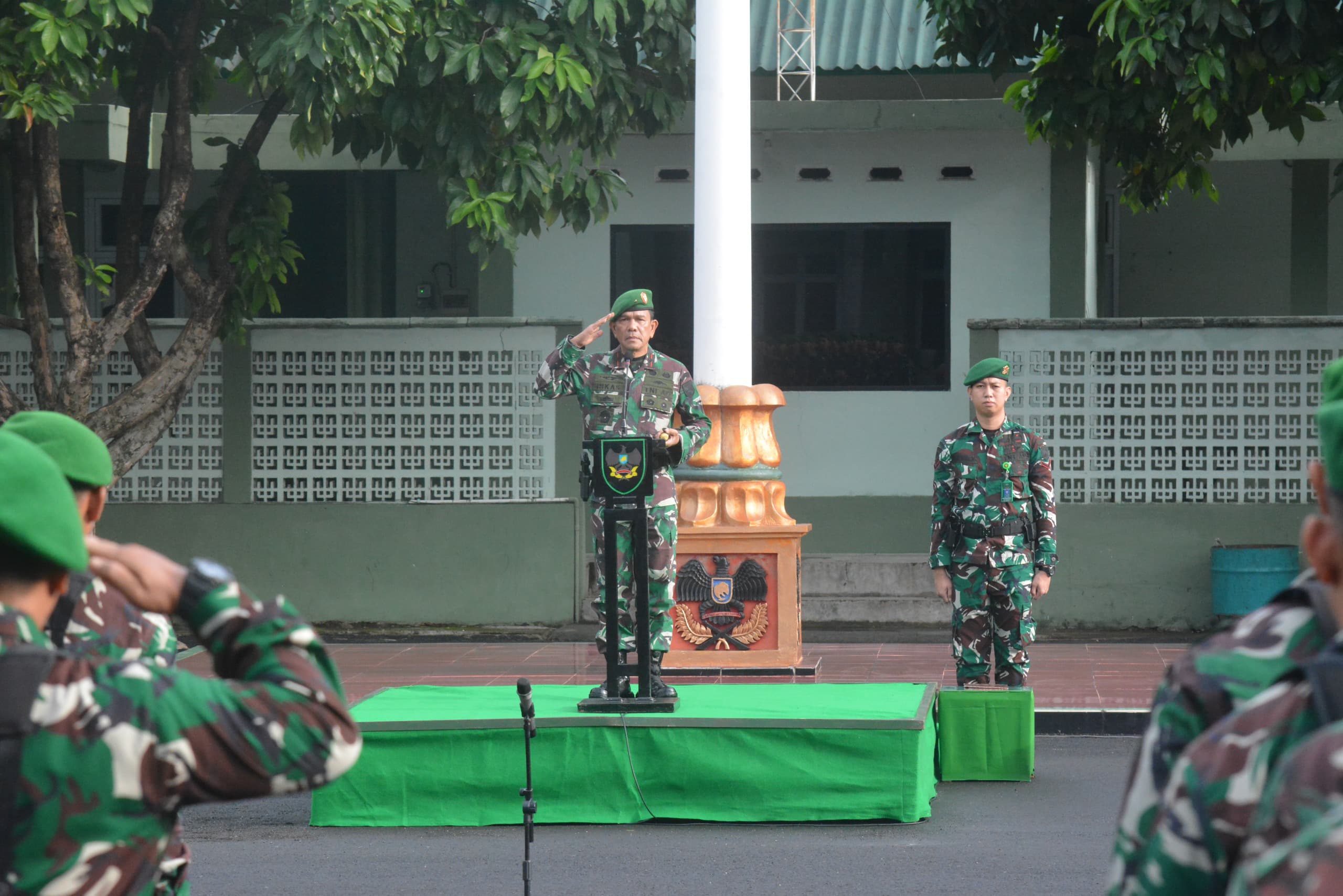 Peringati Hari Bela Negara Ke-76 Tahun 2024 Danrem 043/Gatam Bacakan Amanat Presiden RI