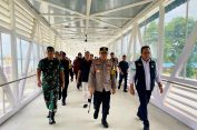 Kasrem 043/Gatam Bersama Pj. Gubernur Lampung Tinjau Pelabuhan Bakauheni