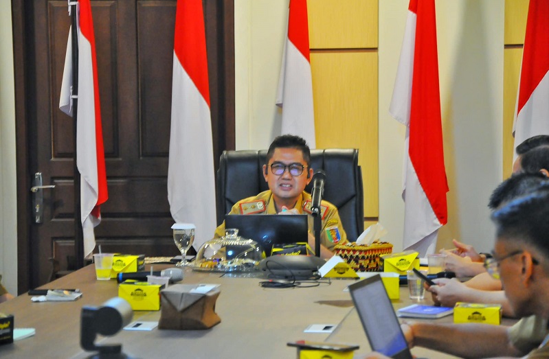 Sekdaprov Lampung Ikuti Peringatan Hakordia, Presiden Amanatkan Seluruh Penegak Hukum Tegas Berantas Korupsi