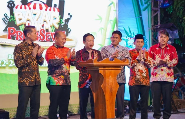 Langkah Nyata Transformasi Digital, Pemkab Pringsewu Gelar Bazar UMKM