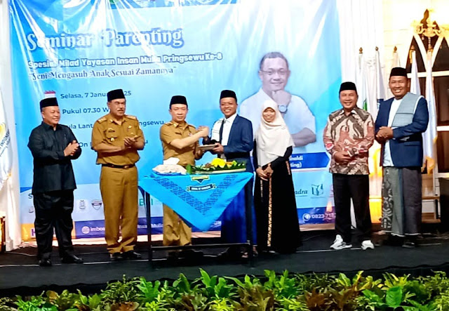 Marindo Kurniawan Pj. Bupati Kabupaten Pringsewu Buka Seminar Parenting di IMBOS