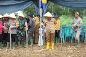 Bupati Terpilih Hi. Ardito Wijaya,hadiri kegiatan Penanaman Jagung Serentak Satu Juta Hektar Lahan di Lampung Tengah
