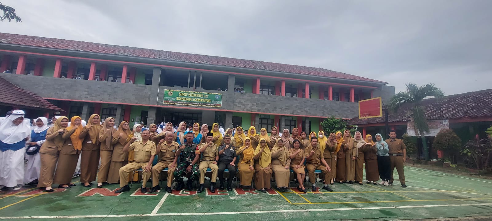 Irup di SMPN 17 Bandar Lampung, Mayor Bagus Pinta Pelajar Jauhi Kenakalan Remaja