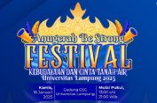 Unila Gelar Anugerah Be Strong Festival Kebudayaan dan Cinta Tanah Air