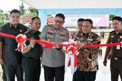 Resmikan Gedung Lalu Lintas Polres Lampung Selatan, Bupati Nanang Ermanto Sekalian Pamit