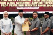 KPU Provinsi Lampung Resmi Tetapkan Rahmat Mirzani Djausal dan Jihan Nurlela sebagai Gubernur dan Wakil Gubernur Lampung Terpilih Periode 2025-2030