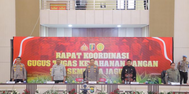 Polda Lampung Komitmen Dukung Penanaman Jagung 1 Juta Hektar untuk Swasembada Pangan Nasional