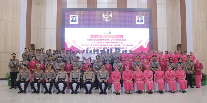 Kapolda Lampung Pimpin Sertijab Pejabat Utama Polda Lampung