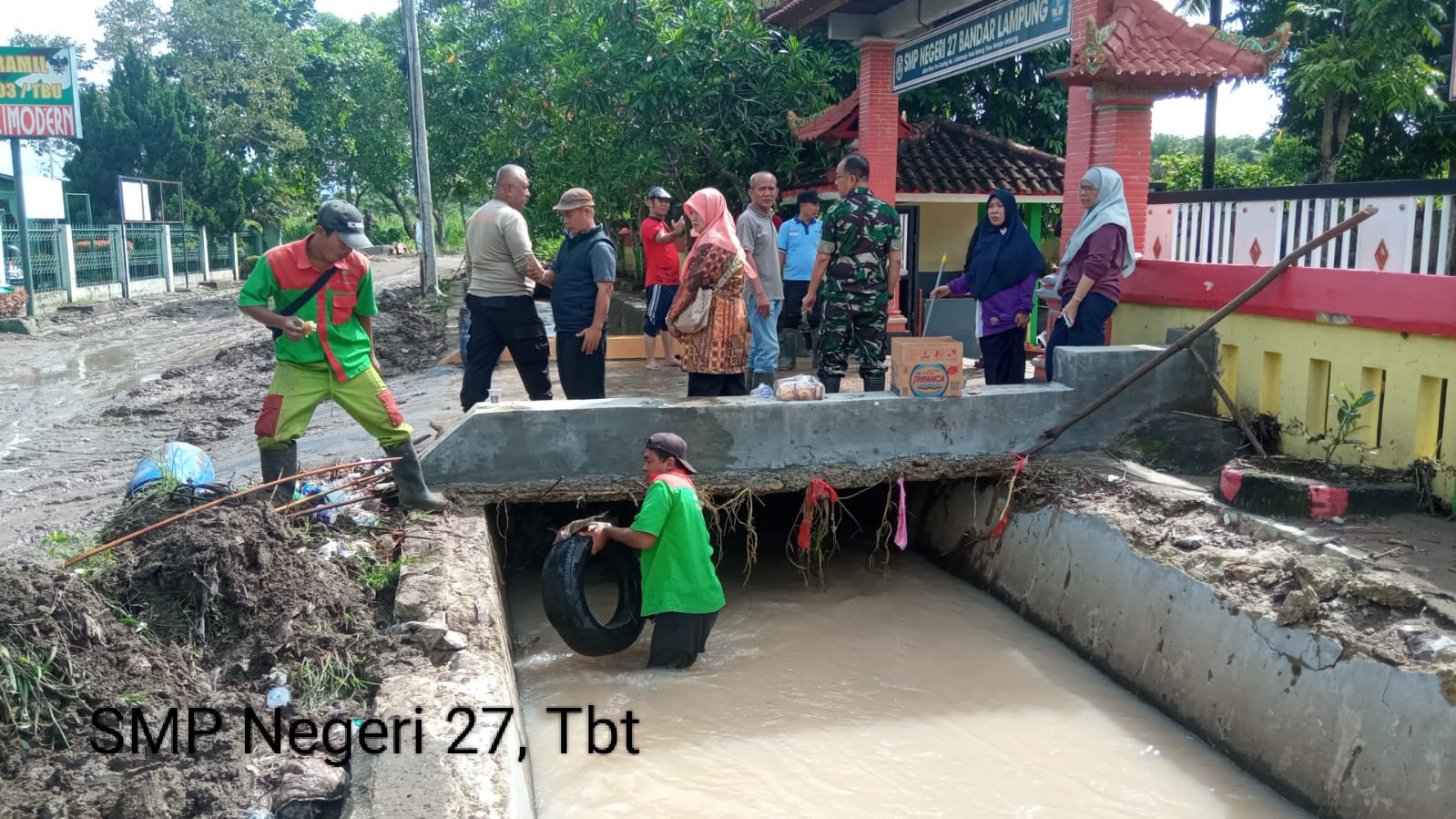 Pemkot Pembenahan Pasca Banjir Di Wilayah Kota Bandar Lampung 