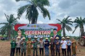Danrem 043/Gatam Bersama Forkopimda Provinsi Lampung Dukung Swasembada Pangan Tanam Jagung Serentak Satu Juta Hektar