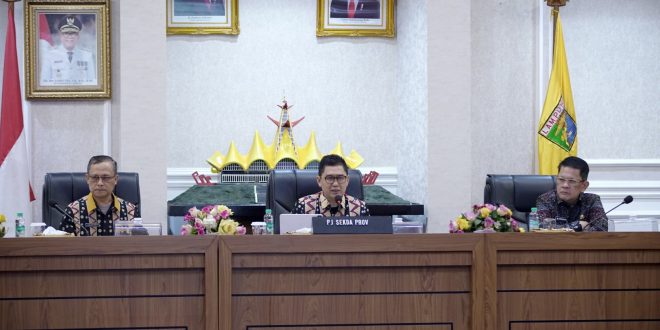 Pemprov Lampung Gelar Rapat Persiapan Pelantikan dan Kegiatan Pascapelantikan Rahmat Mirzani Djausal dan Jihan Nurlela sebagai Gubernur dan Wakil Gubernur Lampung