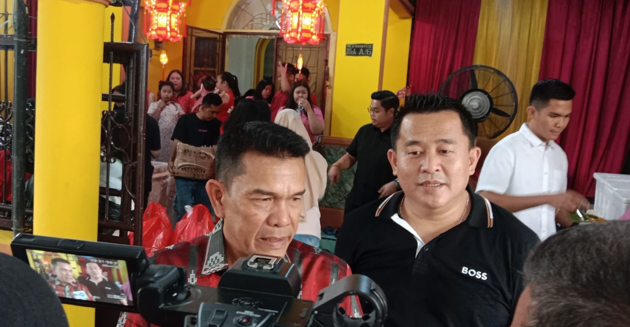 Perayaan Imlek Keluarga Halim, Ada Tamu Istimewa Danrem 045 Gatam dan Dadenpom