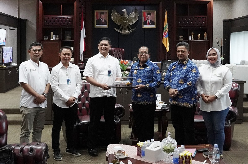 Pj Gubernur Minta PT ASDP Cegah Masuknya Impor Tapioka ke Provinsi Lampung Melalui Pelabuhan Bakauheni