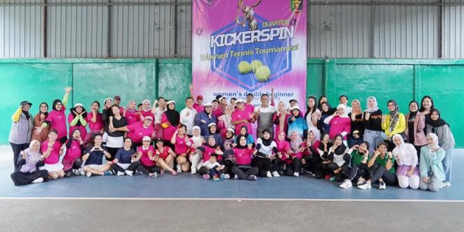 Pj. Gubernur Lampung Buka Turnamen Tenis “Quarterspin Tournament”