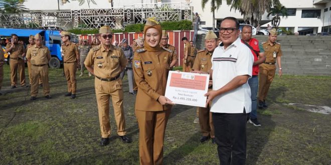 Wakil Gubernur Lampung Terima Bantuan Untuk Penanganan Banjir dari Presiden RI