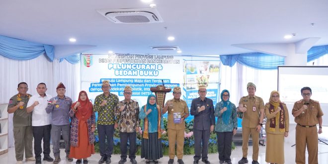 Pj. Gubernur Lampung Buka Peluncuran dan Bedah Buku “Menuju Lampung Maju dan Terdepan”