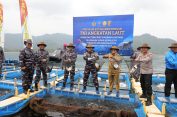Waka Polda Lampung Turut Dampingi KSAL Tinjau Program Ketahanan Pangan Nasional dan Makan Bergizi Gratis, di Lampung