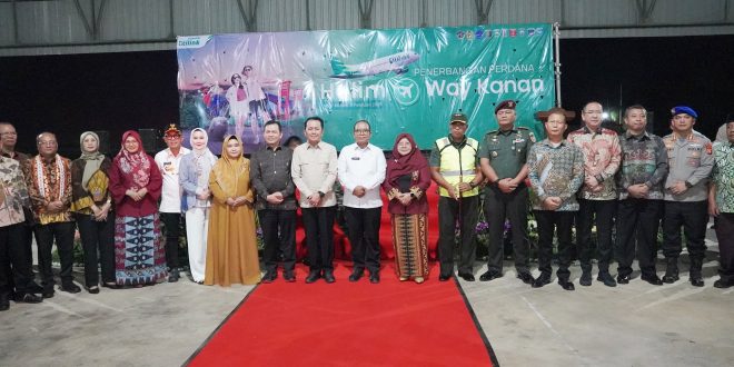 Dorong Pertumbuhan Ekonomi dan Konektivitas, Pj. Gubernur Resmikan Rute Penerbangan Way Kanan – Jakarta
