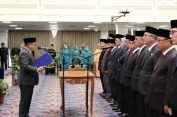 Pj. Gubernur Lantik 12 Pejabat Pimpinan Tinggi Pratama