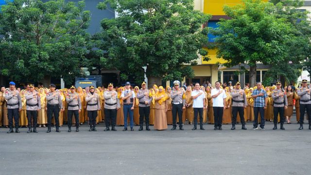 Pemkot Bandar Lampung dan Polresta Melepas Satgas Angkatan I Rentina