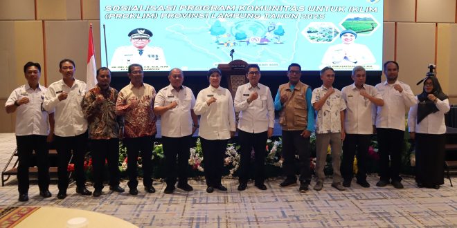 Pemprov Lampung Dorong Aksi Komunitas untuk Iklim, Targetkan Penurunan Emisi Gas Rumah Kaca