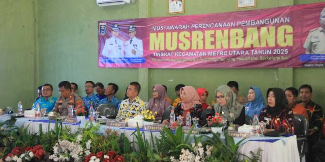 Metro Utara Gelar Musrenbang, Ini Kata Camat Heri Hendarto