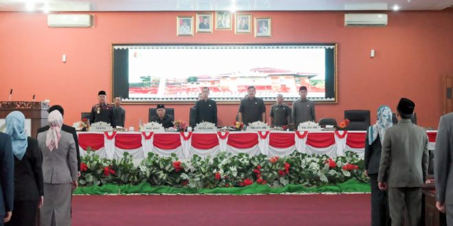 DPRD Pesawaran Bahas Sejumlah Program Prioritas dalam Rapat Paripurna Penyampaian Nota Pengantar 4 Ranperda
