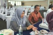 Bupati dan Wakil Bupati Pringsewu Terpilih Riyanto Pamungkas dan Umi Laila Melaksanakan Registrasi dan Cek Kesehatan di Kemendagri